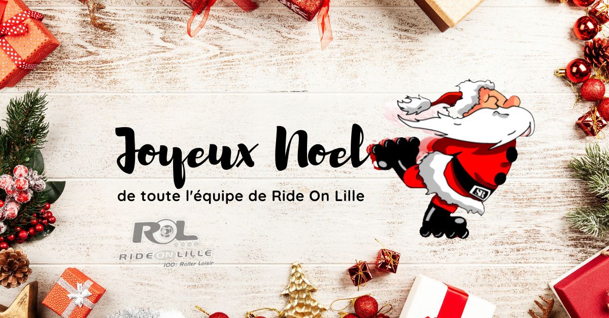 Arbre de Noël Ride On Lille, événement famille, école de roller, cours roller enfants, cours roller, Evènement adulte, Roller Disco Winter Edition 2022
